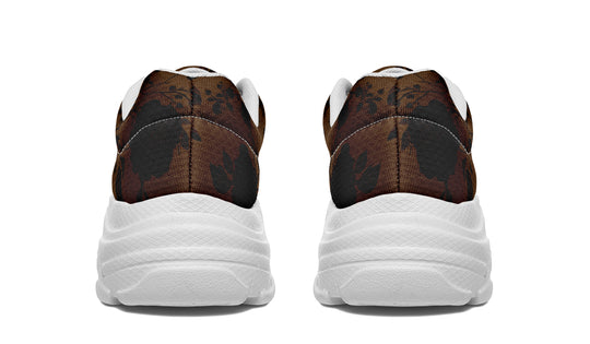Sepia Rose Romance Chunky Sneakers