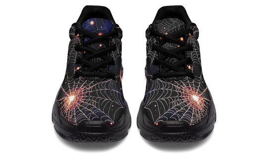 Spiderweb Chunky Sneakers - Light Breathable and Comfortable Sports Shoes with Platform Soles