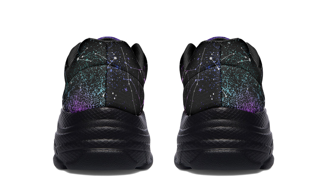 Aurora Chunky Sneakers - Platform Shoes Dark Academia Gothic Urban Streetwear Thick Sole Footwear