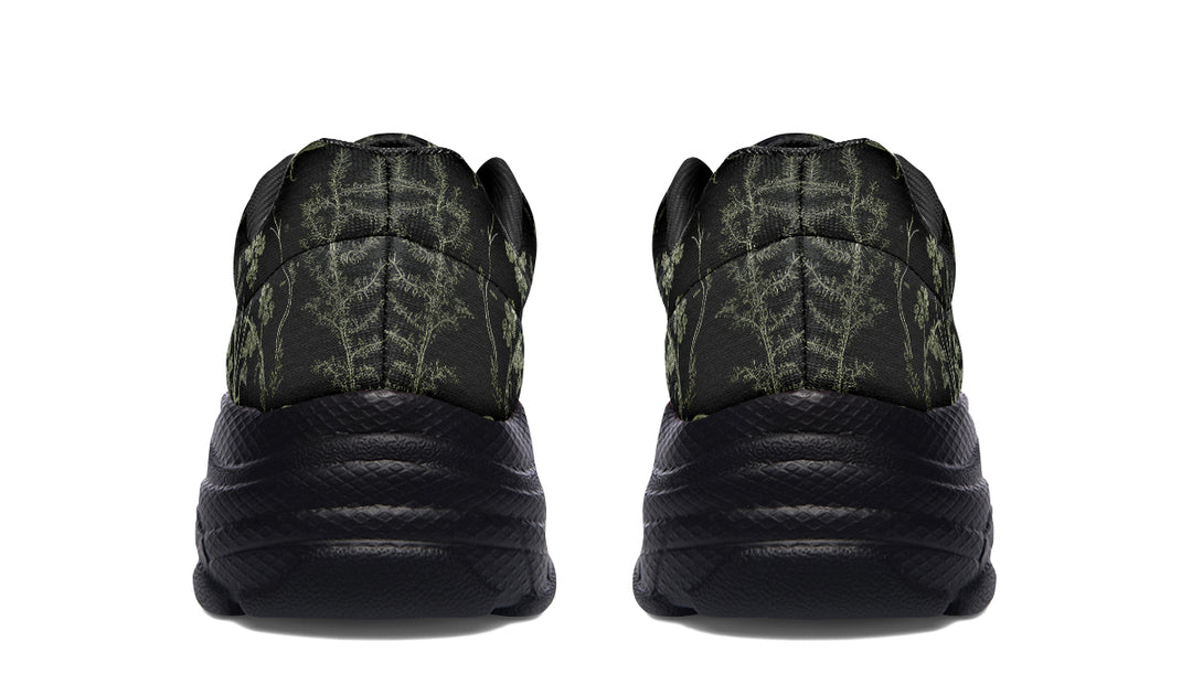 Autumn Memoir Chunky Sneakers - High-sole Shoes Gothic Urban Platform Dark Academia Streetwear