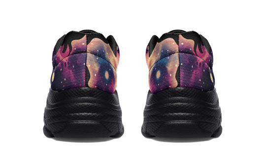 Nebula Chunky Sneakers - High-sole Shoes Platform Urban Thick Sole Statement Gothic Streetwear