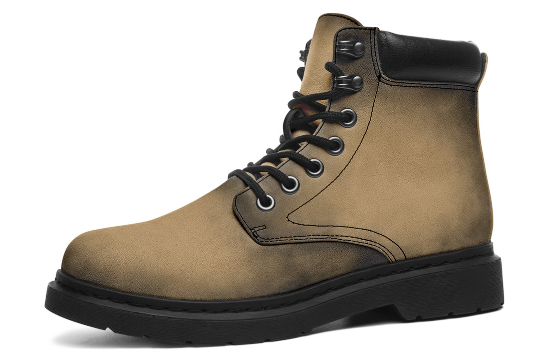 Elder Hide Classic Boots - High Quality Micro-Suede Weatherproof Vegan Shoes with Stitched on Soles