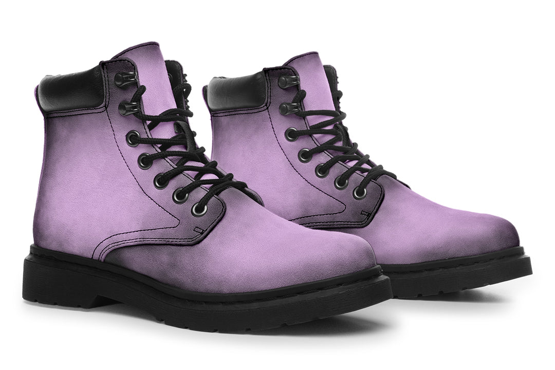 Mystic Dusk Classic Boots - High Quality Micro-Suede Weatherproof Vegan Shoes with Stitched on Soles