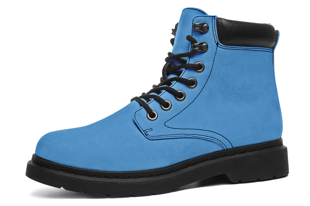 Ocean Wave Classic Boots - High Quality Micro-Suede Weatherproof Vegan Shoes with Stitched on Soles