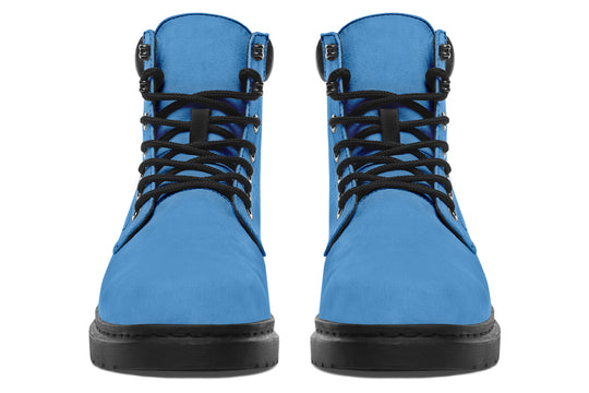 Ocean Wave Classic Boots - High Quality Micro-Suede Weatherproof Vegan Shoes with Stitched on Soles