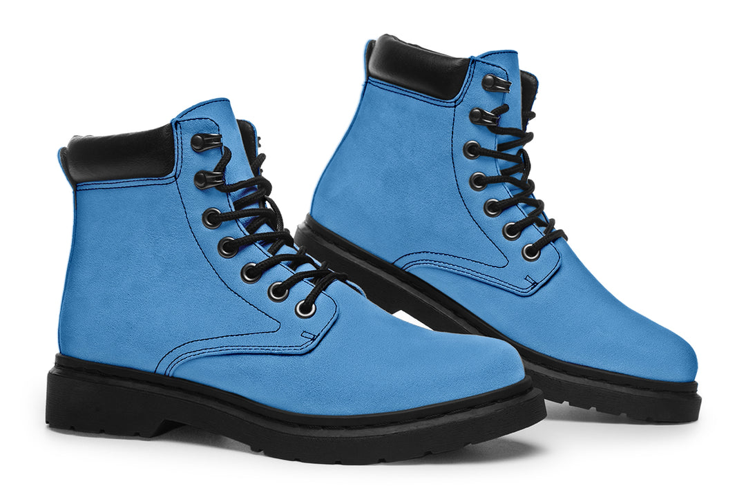 Ocean Wave Classic Boots - High Quality Micro-Suede Weatherproof Vegan Shoes with Stitched on Soles