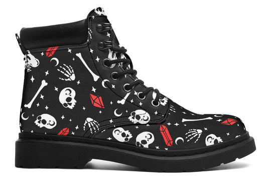 Skulls & Crystals Classic Boots