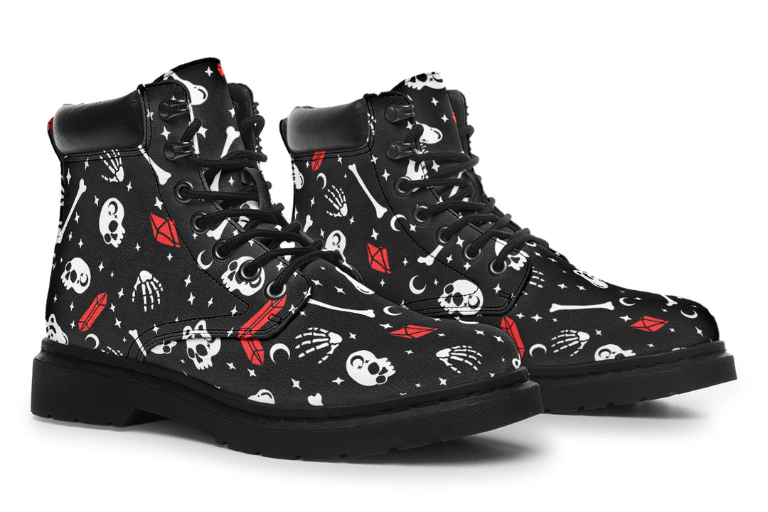Skulls & Crystals Classic Boots