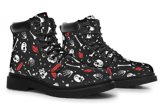 Skulls & Crystals Classic Boots