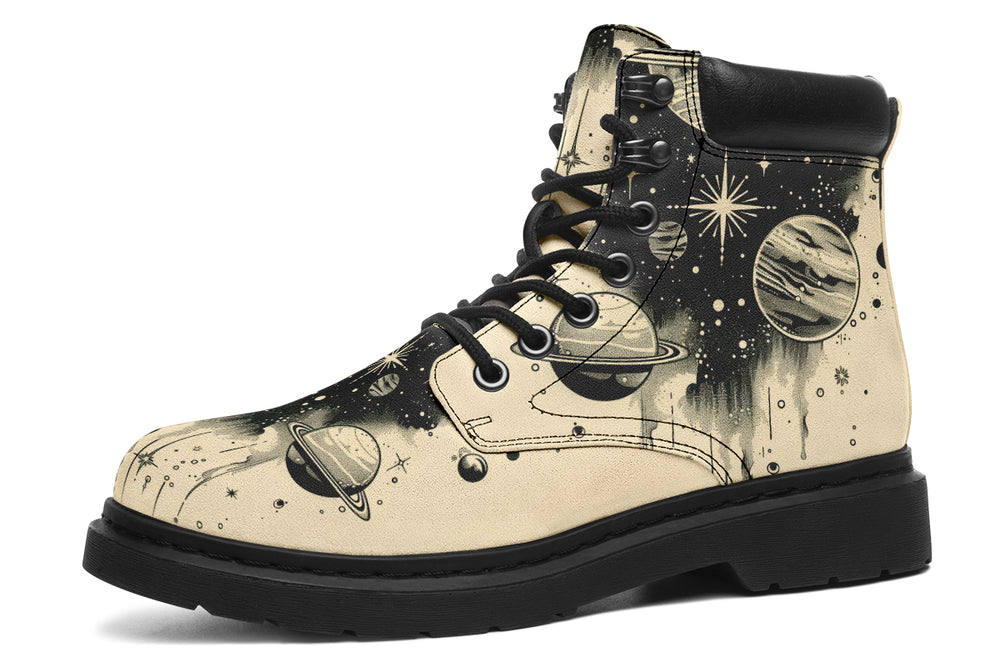 Starwalker Classic Boots - High Quality Micro-Suede Weatherproof Vegan Shoes with Stitched on Soles