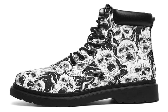 White Torment Classic Boots