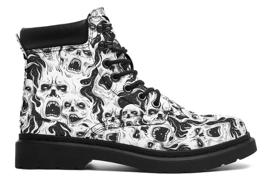 White Torment Classic Boots