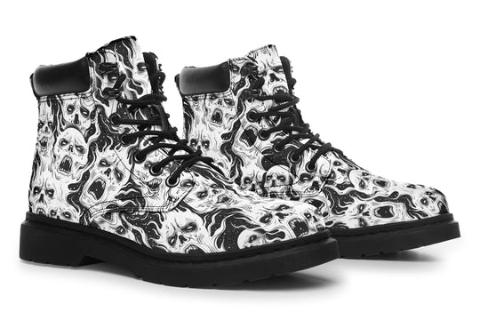 White Torment Classic Boots