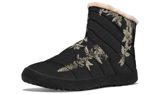 Black Night Ivy Comfy Winter Boots