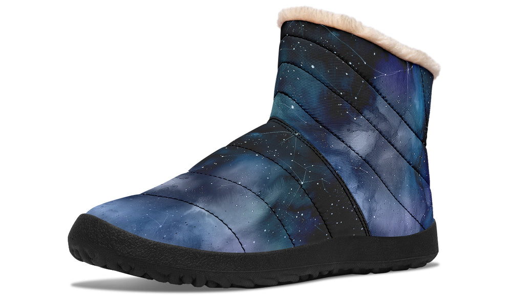 Deep Blue Comfy Winter Boots