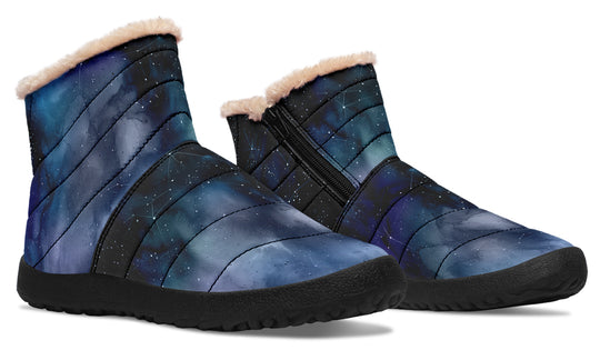 Deep Blue Comfy Winter Boots