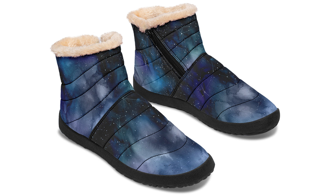 Deep Blue Comfy Winter Boots