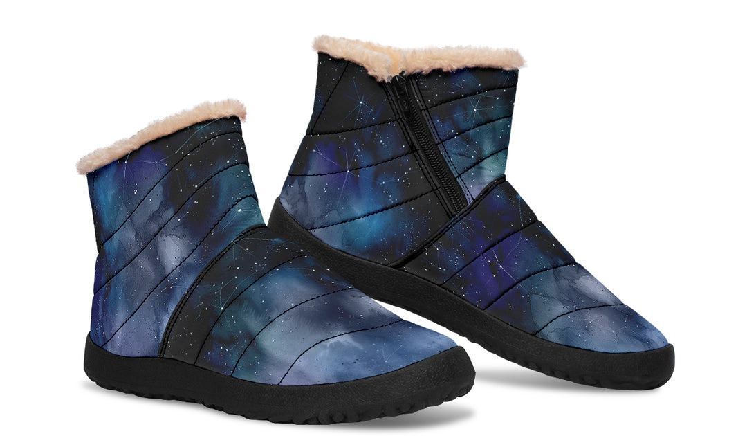 Deep Blue Comfy Winter Boots