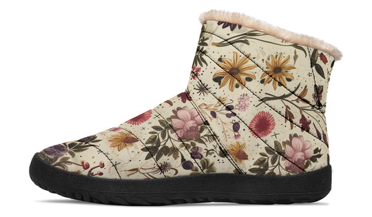 Enhcnated Blossoms Comfy Winter Boots