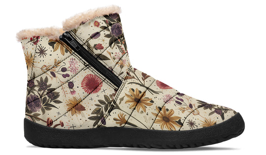 Enhcnated Blossoms Comfy Winter Boots