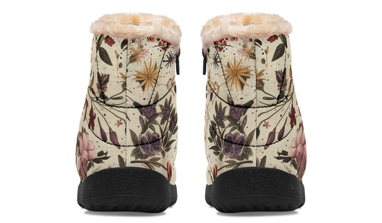 Enhcnated Blossoms Comfy Winter Boots