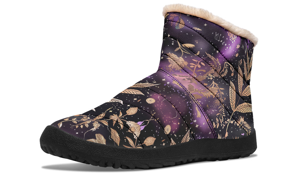 Galactic Bloom Comfy Winter Boots