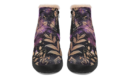 Galactic Bloom Comfy Winter Boots