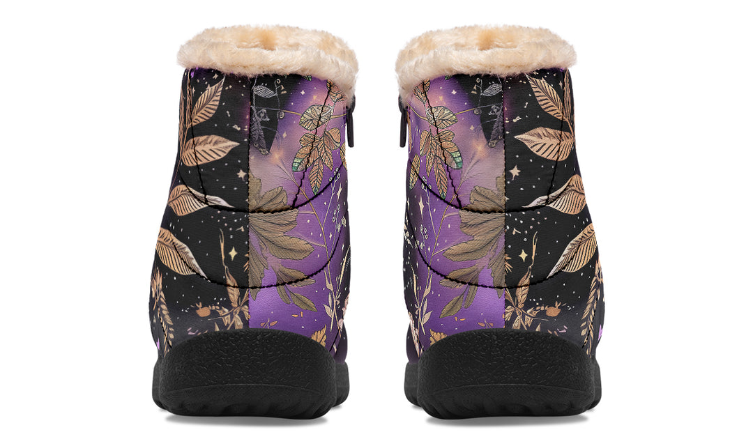 Galactic Bloom Comfy Winter Boots