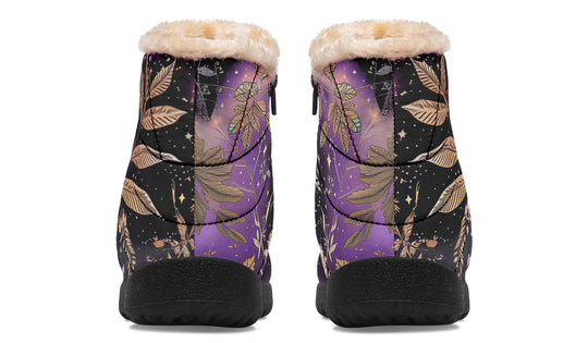 Galactic Bloom Comfy Winter Boots