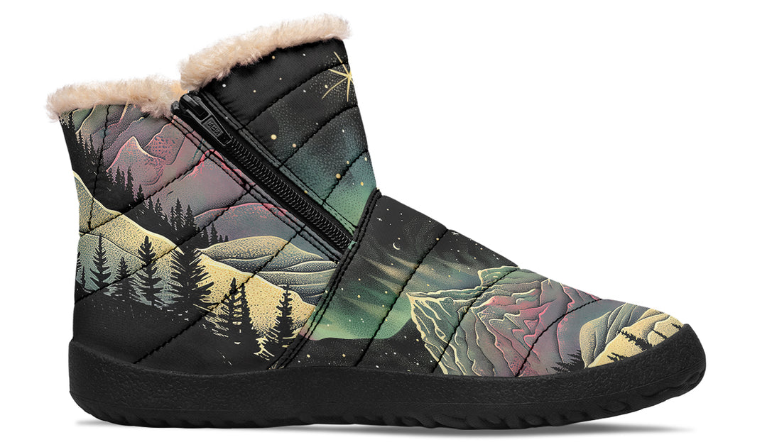 Northern Lights Comfy Winter Boots