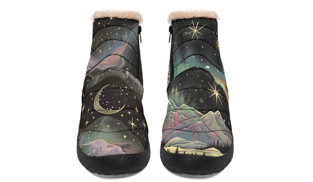 Northern Lights Comfy Winter Boots