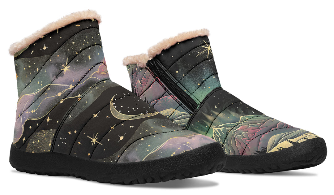 Northern Lights Comfy Winter Boots