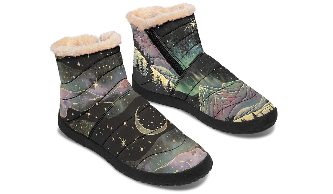 Northern Lights Comfy Winter Boots