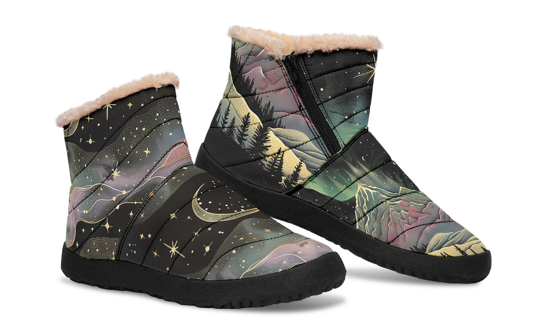 Northern Lights Comfy Winter Boots