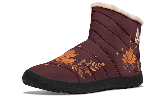 Oxblood Autumnalis Comfy Winter Boots