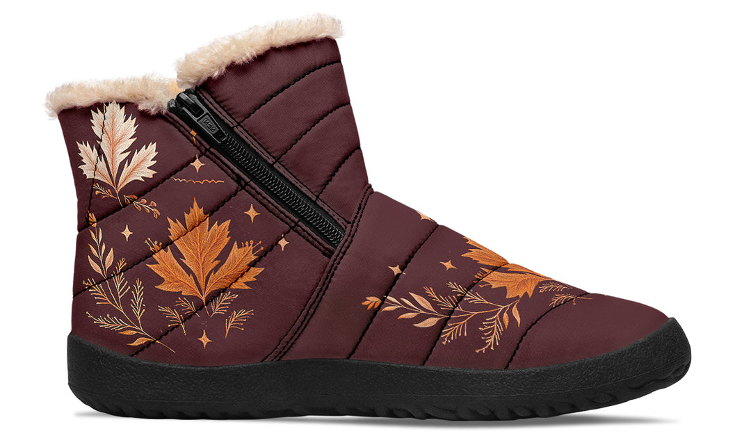 Oxblood Autumnalis Comfy Winter Boots