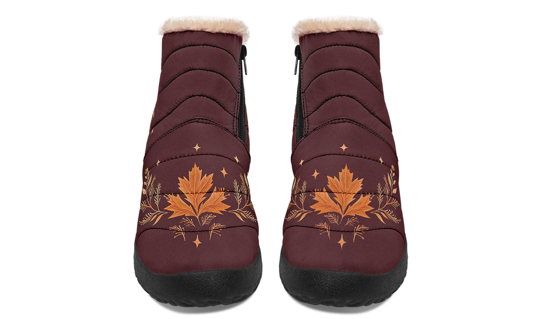 Oxblood Autumnalis Comfy Winter Boots
