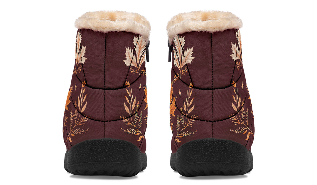 Oxblood Autumnalis Comfy Winter Boots