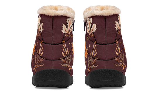Oxblood Autumnalis Comfy Winter Boots