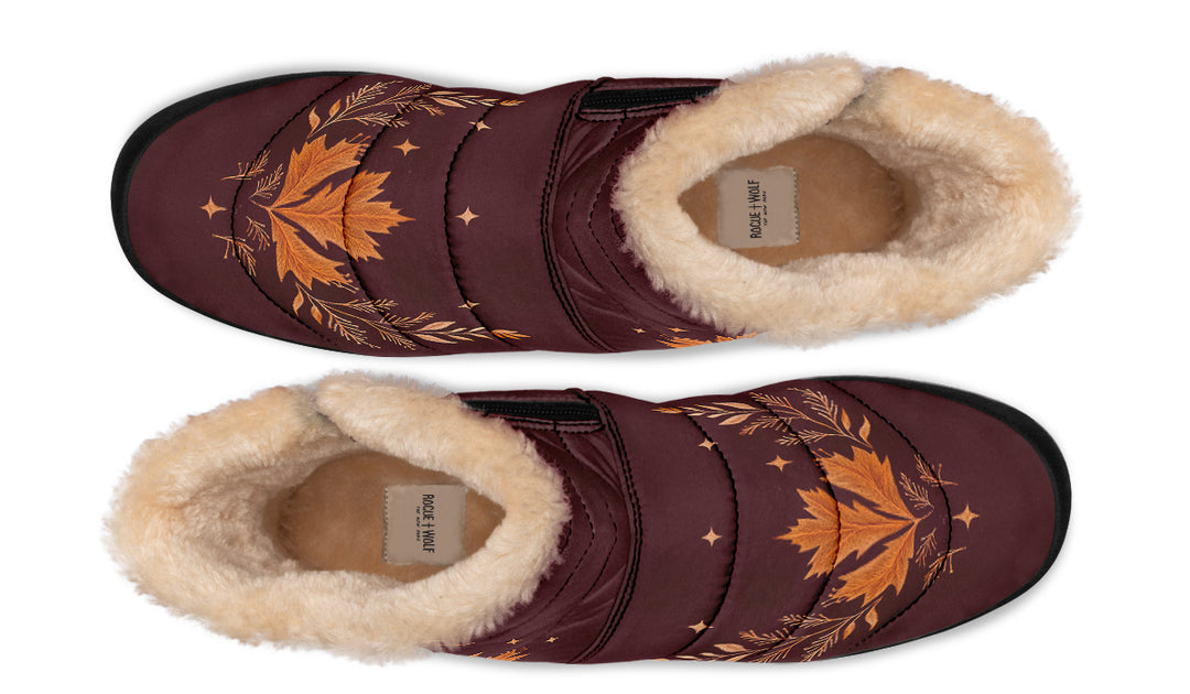 Oxblood Autumnalis Comfy Winter Boots