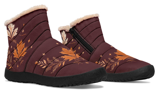Oxblood Autumnalis Comfy Winter Boots