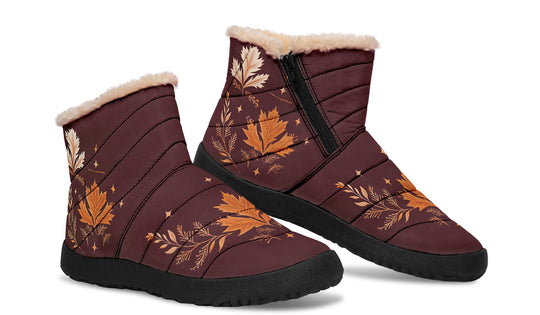Oxblood Autumnalis Comfy Winter Boots