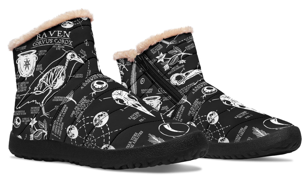 Raven Study Comfy Winter Boots