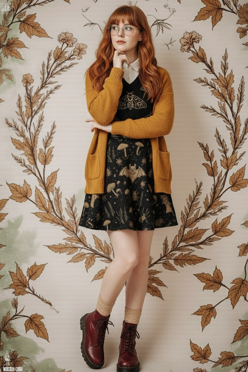 Curio Noctis Skater Skirt