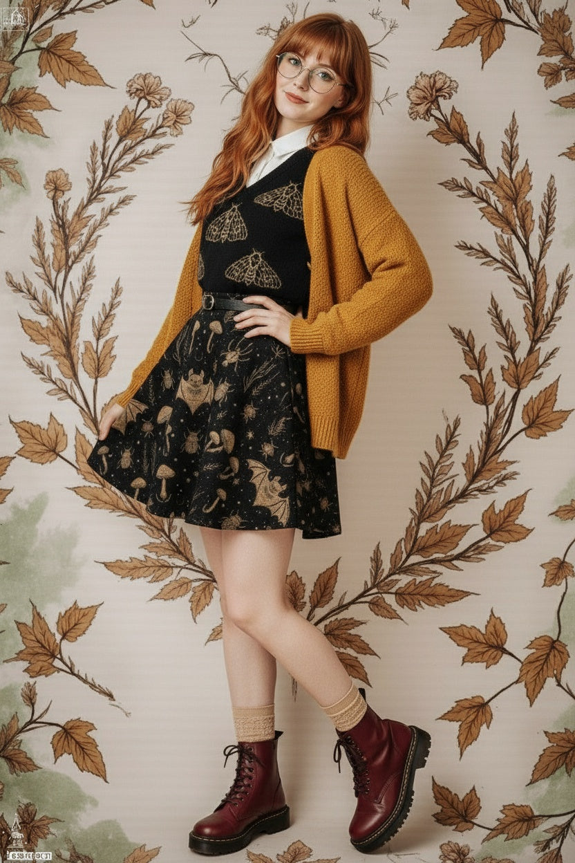 Curio Noctis Skater Skirt