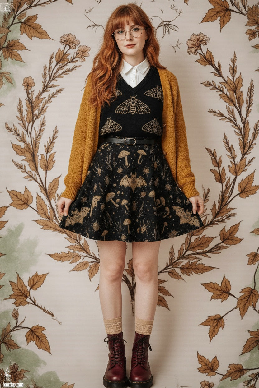 Curio Noctis Skater Skirt
