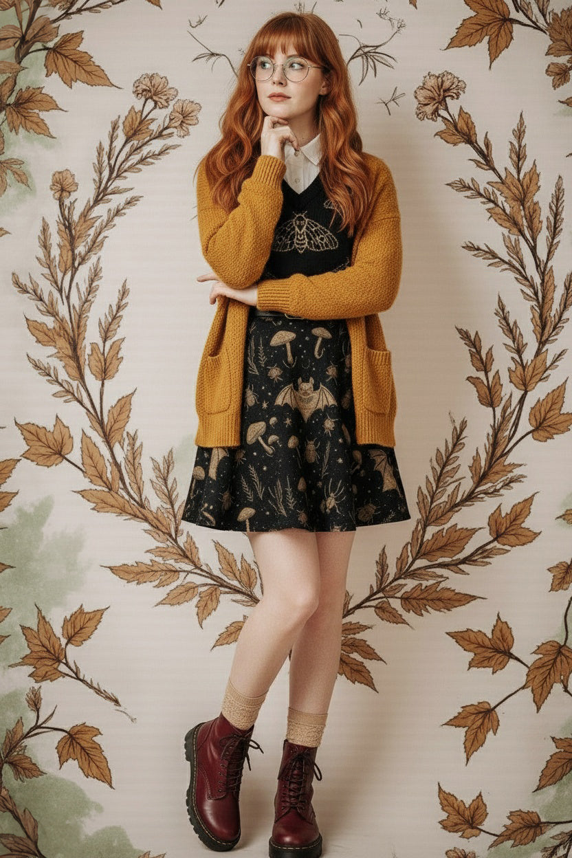 Curio Noctis Skater Skirt