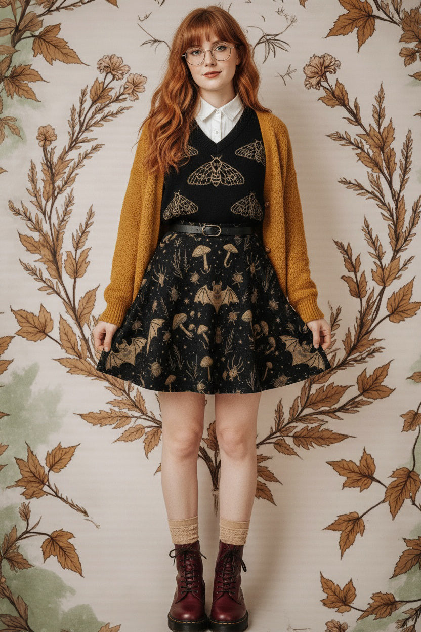 Curio Noctis Skater Skirt