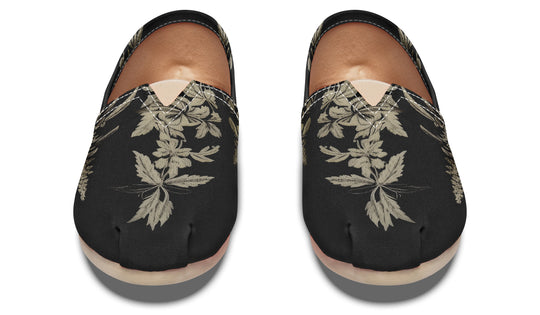 Black Night Ivy Espadrilles