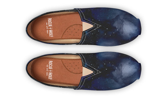 Deep Blue Espadrilles - Lightweight Canvas Slip-Ons with Elastic V for Easy Comfort